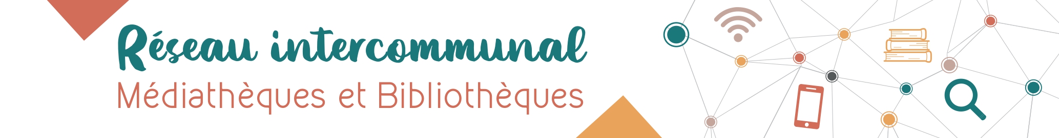 illustration réseau médiathèques et bibliothèques